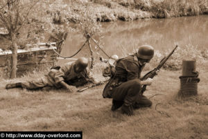 Carentan Airborne Festival 2007 et reconstitution d'un camp militaire - 63ème anniversaire du débarquement de Normandie. Photo : D-Day Overlord