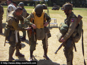 Marche des parachutistes - Commémorations 2006 - 62ème anniversaire du débarquement de Normandie. Photo : D-Day Overlord