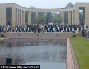 Cimetière militaire américain, Colleville-sur-Mer - Commémorations 2007 - 63ème anniversaire du Débarquement de Normandie. Photo : D-Day Overlord