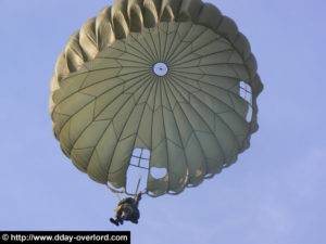 Parachutage Liberty Jump - Commémorations 2007 - 63ème anniversaire du débarquement de Normandie. Photo : D-Day Overlord