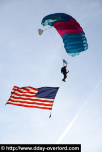 Parachutage Liberty Jump - Commémorations 2007 - 63ème anniversaire du débarquement de Normandie. Photo : D-Day Overlord
