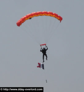 Parachutage Liberty Jump - Commémorations 2007 - 63ème anniversaire du débarquement de Normandie. Photo : D-Day Overlord