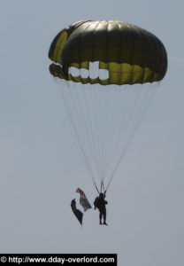 Parachutage Liberty Jump - Commémorations 2007 - 63ème anniversaire du débarquement de Normandie. Photo : D-Day Overlord