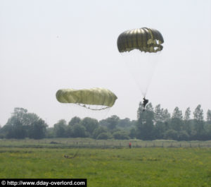 Parachutage Liberty Jump - Commémorations 2007 - 63ème anniversaire du débarquement de Normandie. Photo : D-Day Overlord