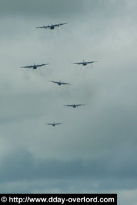 Parachutage interallié - La Fière - Commémorations 2009 - 65ème anniversaire du débarquement de Normandie. Photo : D-Day Overlord