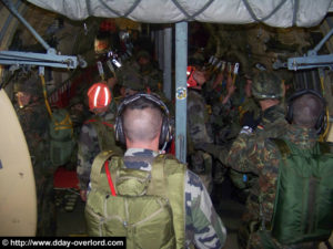 Parachutage interallié - La Fière - Commémorations 2009 - 65ème anniversaire du débarquement de Normandie. Photo : D-Day Overlord