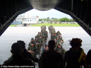 Parachutage interallié - La Fière - Commémorations 2009 - 65ème anniversaire du débarquement de Normandie. Photo : D-Day Overlord