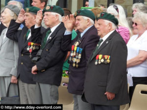 Hommages aux commandos - Commémorations 2010 - 67ème anniversaire du débarquement de Normandie. Photo : D-Day Overlord