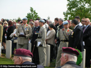 Cimetière de Ranville - Commémorations 2009 - 65ème anniversaire du débarquement de Normandie. Photo : D-Day Overlord