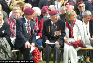 Cimetière de Ranville - Commémorations 2009 - 65ème anniversaire du débarquement de Normandie. Photo : D-Day Overlord