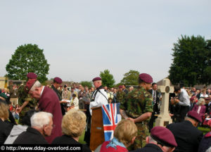 Cimetière de Ranville - Commémorations 2009 - 65ème anniversaire du débarquement de Normandie. Photo : D-Day Overlord