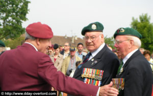 Cimetière de Ranville - Commémorations 2009 - 65ème anniversaire du débarquement de Normandie. Photo : D-Day Overlord