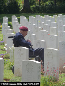 Cimetière de Ranville - Commémorations 2009 - 65ème anniversaire du débarquement de Normandie. Photo : D-Day Overlord