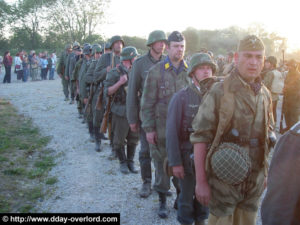Reconstitution des combats de la batterie de Crisbecq Saint-Marcouf - Commémorations 2006 - 62ème anniversaire du débarquement de Normandie. Photo : D-Day Overlord