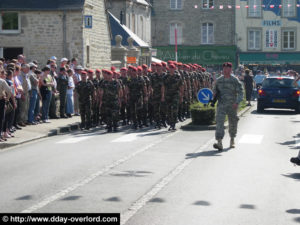 Cérémonie de Sainte-Mère-Eglise - Commémorations 2006 - 62ème anniversaire du débarquement de Normandie. Photo : D-Day Overlord