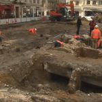 Deux bunkers allemands découverts à Rouen lors de fouilles archéologiques. Crédit photo : France 3 Normandie