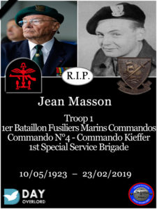 Death of Jean Masson, Kieffer commando veteran 1
