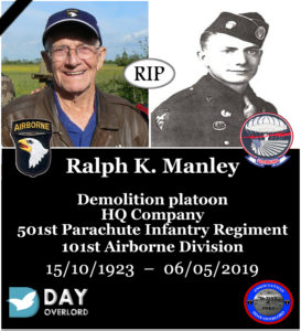 Ralph K. Manley - 101st Airborne Division