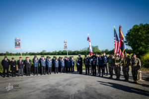 75e anniversaire du débarquement de Normandie - Cérémonie au monument Winters, 6 juin 2019