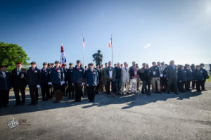 75e anniversaire du débarquement de Normandie - Cérémonie au monument Winters, 6 juin 2019