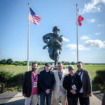 75e anniversaire du débarquement de Normandie - Cérémonie au monument Winters, 6 juin 2019