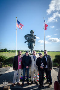 75e anniversaire du débarquement de Normandie - Cérémonie au monument Winters, 6 juin 2019
