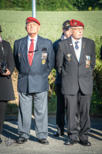 75e anniversaire du débarquement de Normandie - Cérémonie au monument Winters, 6 juin 2019