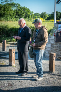 75e anniversaire du débarquement de Normandie - Cérémonie au monument Winters, 6 juin 2019