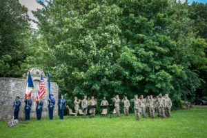 75e anniversaire du débarquement de Normandie - Cérémonie à Coigny en souvenir du 358th Fighter Group, le, 8 juin 2019.