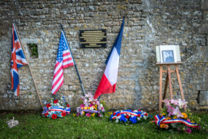 75e anniversaire du débarquement de Normandie - Cérémonie à Coigny en souvenir du 358th Fighter Group, le, 8 juin 2019.