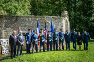 75e anniversaire du débarquement de Normandie - Cérémonie à Coigny en souvenir du 358th Fighter Group, le, 8 juin 2019.