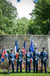 75e anniversaire du débarquement de Normandie - Cérémonie à Coigny en souvenir du 358th Fighter Group, le, 8 juin 2019.