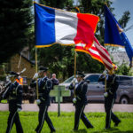 75e anniversaire du débarquement de Normandie - Cérémonie à Coigny en souvenir du 358th Fighter Group, le, 8 juin 2019.