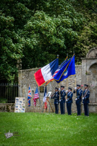 75e anniversaire du débarquement de Normandie - Cérémonie à Coigny en souvenir du 358th Fighter Group, le, 8 juin 2019.