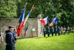 75e anniversaire du débarquement de Normandie - Cérémonie à Coigny en souvenir du 358th Fighter Group, le, 8 juin 2019.