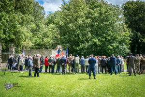 75e anniversaire du débarquement de Normandie - Cérémonie à Coigny en souvenir du 358th Fighter Group, le, 8 juin 2019.