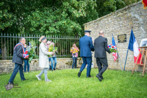 75e anniversaire du débarquement de Normandie - Cérémonie à Coigny en souvenir du 358th Fighter Group, le, 8 juin 2019.