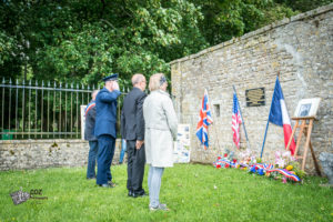 75e anniversaire du débarquement de Normandie - Cérémonie à Coigny en souvenir du 358th Fighter Group, le, 8 juin 2019.