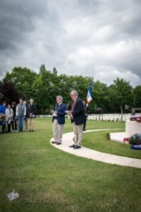 75e anniversaire du débarquement de Normandie - Cérémonie du 8 juin 2019 au cimetière britannique de Ranville.