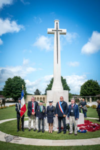 75e anniversaire du débarquement de Normandie - Cérémonie du 8 juin 2019 au cimetière britannique de Ranville.