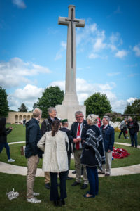 75e anniversaire du débarquement de Normandie - Cérémonie du 8 juin 2019 au cimetière britannique de Ranville.