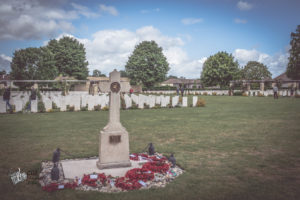 75e anniversaire du débarquement de Normandie - Cérémonie du 8 juin 2019 au cimetière britannique de Ranville.