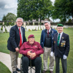 75e anniversaire du débarquement de Normandie - Cérémonie du 8 juin 2019 au cimetière britannique de Ranville.