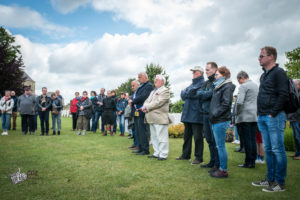 75e anniversaire du débarquement de Normandie - Cérémonie du 8 juin 2019 au cimetière britannique de Ranville.