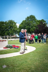 75e anniversaire du débarquement de Normandie - Cérémonie du 8 juin 2019 au cimetière britannique de Ranville.