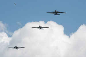 Parachutages à Sannerville - 75e anniversaire du débarquement de Normandie - Daks over Normandy - Commémorations 2019