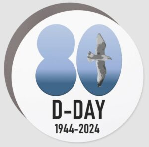 80ste verjaardag van D-Day souvenirwinkel in Normandië 4