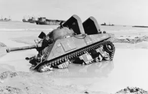 Sherman Deep Water Gear. Photo: US National Archives