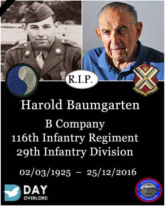 Harold Baumgarten - 29th Infantry Division 1