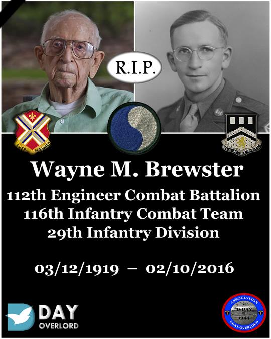 Wayne M. Brewster - 112th Engineer Combat Battalion 1